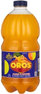 Brookes OROS Mango Flavoured Blended Fruit Squash (2 L) | Shop Online