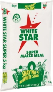 White Star Super Maize Meal (Pack of 1 x 5 kg)