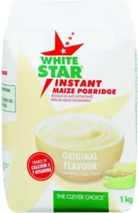 White Star Original Flavoured Instant Maize Porridge (Pack of 1 x 1kg)