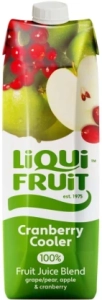 Liqui Fruit Cranberry Cooler 100% Fruit Juice Blend (12 x 1 L) | Shop Online