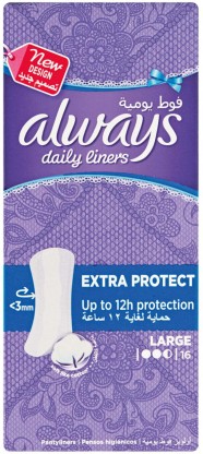Always Everyday Pantyliners Large Pantyliner  (Pack of 16)