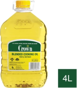 Crown Triple Refined Blended Oil Plastic Bottle  (4 L)