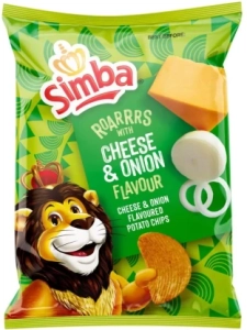 Simba Chips Cheese and Onion Flavour (1 x 120 g) | Shop Online