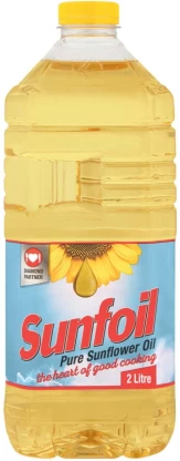 Sunfoil Pure Sunflower Oil Plastic Bottle  (12 x 2 L)
 – Enhanced Quality You Can Trust