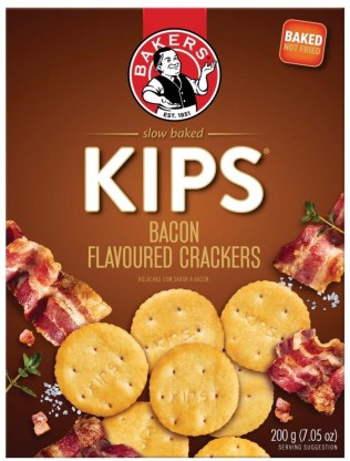 Bakers Kips Bacon Flavoured Salted Biscuit (200 g) | Shop Online