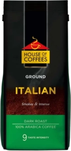 House Of Coffees Italian – Dark Roast Roast & Ground Coffee (250 g) | Shop Online