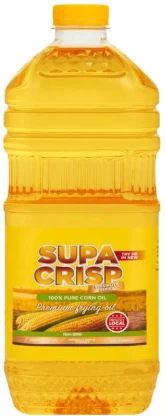 Supa Crisp 100% Pure Premium Corn Oil Plastic Bottle  (12 x 2 L)