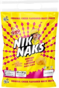 Simba Niknaks Maize Snack (50 x 20 g) | Shop Online