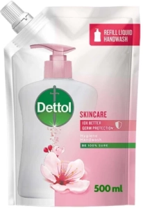 Dettol Skincare Hygiene Hand Wash Refill Pouch For Men & Women  (500 ml)