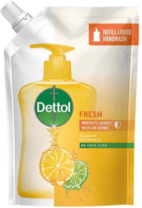 Dettol Fresh Hygiene Hand Wash Refill Pouch For Men & Women  (500 ml)