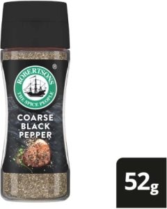 Robertson’s Coarse Black Pepper (1 x 52 g) | Shop Online