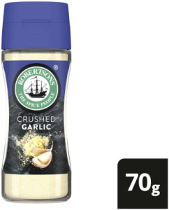 Robertson’s Crushed Garlic (1 x 70 g) | Shop Online