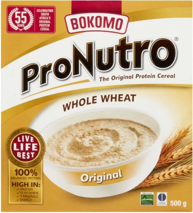 Bokomo Pronutro Original Whole Wheat Oats Box  (500 g)