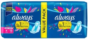 Always Maxi Duo Sanitart Pads Sanitary Pad  (Pack of 18)