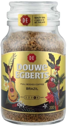 Douwe Egberts Brazil Instant Coffee (Hazelnut Flavoured, 200 g) | Shop Online