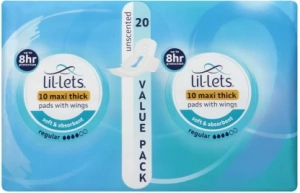 Lil-Lets Maxi Thick Pads Regular Sanitary Pad  (Pack of 20)