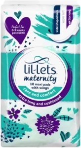 Lil-Lets Maternity Pads Xtra Long Unscented Sanitary Pad  (Pack of 10)