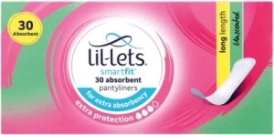 Lil-Lets Pantyliners Long Unscented Pantyliner  (Pack of 30)