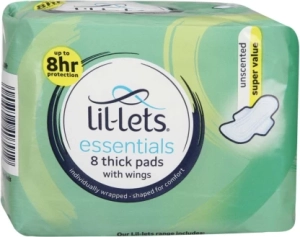 Lil-Lets Essentials Pads Unscented Pantyliner  (Pack of 8)