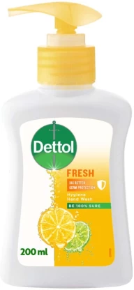 Dettol Fresh Hygiene Hand Wash Pump + Refill For Men & Women  (200 ml)