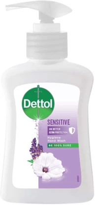 Dettol Sensitive Hand Wash Pump + Refill For Men & Women  (200 ml)