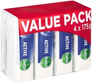Dettol Hygiene Soap Sea Minerals and Ylang Ylang  (Pack of 4 x 175 g)