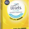 Lil-Lets Dispenser, Super Plus Tampons  (Pack of 60) - Image 2