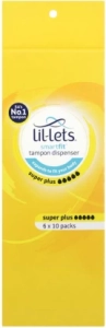 Lil-Lets Dispenser, Super Plus Tampons  (Pack of 60)