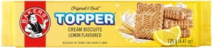 Bakers Topper Lemon Flavoured Biscuits Cream Filled Biscuit (125 g, Pack of 12) | Shop Online