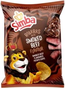 Simba Chips Smoked Beef (1 x 120 g) | Shop Online