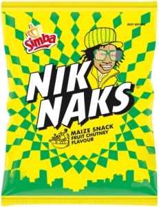 Simba Nik Naks Fruit Chutney Flavoured Maize Snack Puffcorn (1 x 135 g) | Shop Online