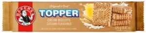 Bakers Topper Custard Flavoured Biscuits Cream Filled Biscuit (125 g, Pack of 12) | Shop Online