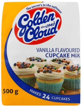 Golden Cloud Vanilla Flavoured Cupcake Mix 500 g | Shop Online
