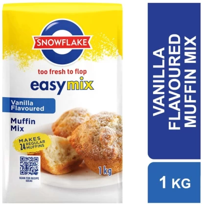 Snowflake Vanilla Flavoured Muffin Mix 1 kg | Shop Online