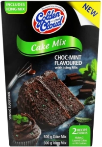 Golden Cloud Choc-Mint Flavoured Cake Mix with Icing 800 g (Pack of 6) | Shop Online