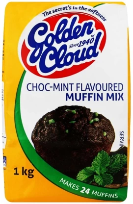Golden Cloud Choc-Mint Flavoured Muffin Mix 1 kg | Shop Online