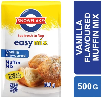 Snowflake Vanilla Flavoured Muffin Mix 500 g | Shop Online