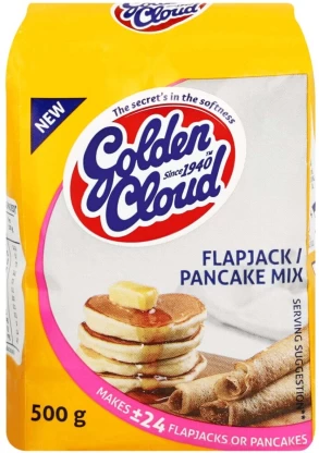 Golden Cloud Flapjack Pancake MIx 500 g (Pack of 20) | Shop Online