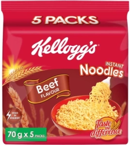 Kellogg’s  Beef Flavoured Instant Noodles   (8 x 5 x 70 g)
