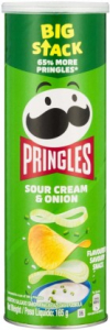 Pringles Potato Chips Sour Cream & Onion Chips (1 x 165 g) | Shop Online