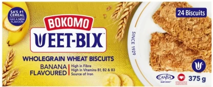 Bokomo Wholegrain Wheat Biscuits High Fiber Biscuit  (375 g)