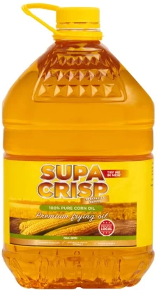 SUPA CRISP 100% Pure Corn Oil Plastic Bottle  (5 L)