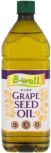 B-well Pure Grape Seed Oil Plastic Bottle  (1 L)