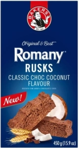 Bakers Rusk Romany Creams Coconut flavoured Coconut Rusk (450 g) | Shop Online