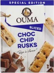 Ouma Sliced Rusks Choc Chip Choco Chip flavoured Milk Rusk (450 g) | Shop Online