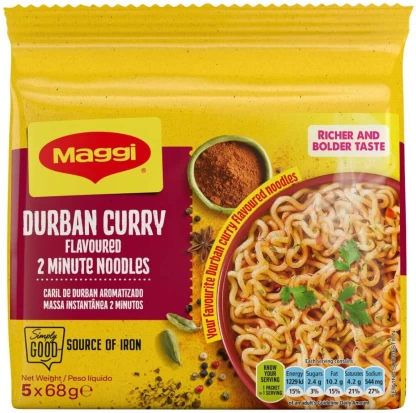 Maggi Durban Curry Flavoured Instant Noodles Non-vegetarian (68 g) | Shop Online