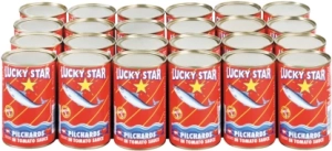 Lucky Star Pilchards in Tomato Sauce Sea Foods (Pack of 24 x 155 g)