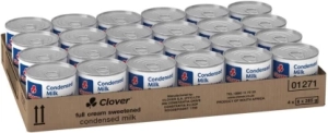 CLOVER Condensed Milk Condensed & Powdered Milk (385 g, Pack of 24) | Shop Online
