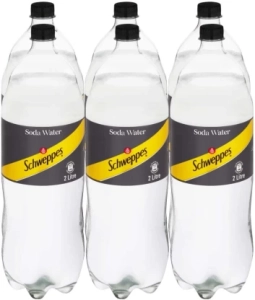 Schweppes Soda Water (6 x 2 L) | Shop Online