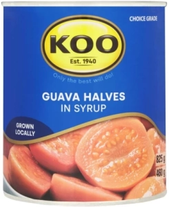 Koo Guava Halves in Syrup Fruits (Pack of 1x 825 g)
